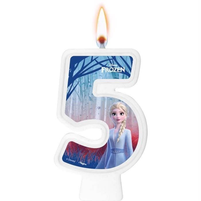 VELA FROZEN NUMERAL REGINA FESTAS