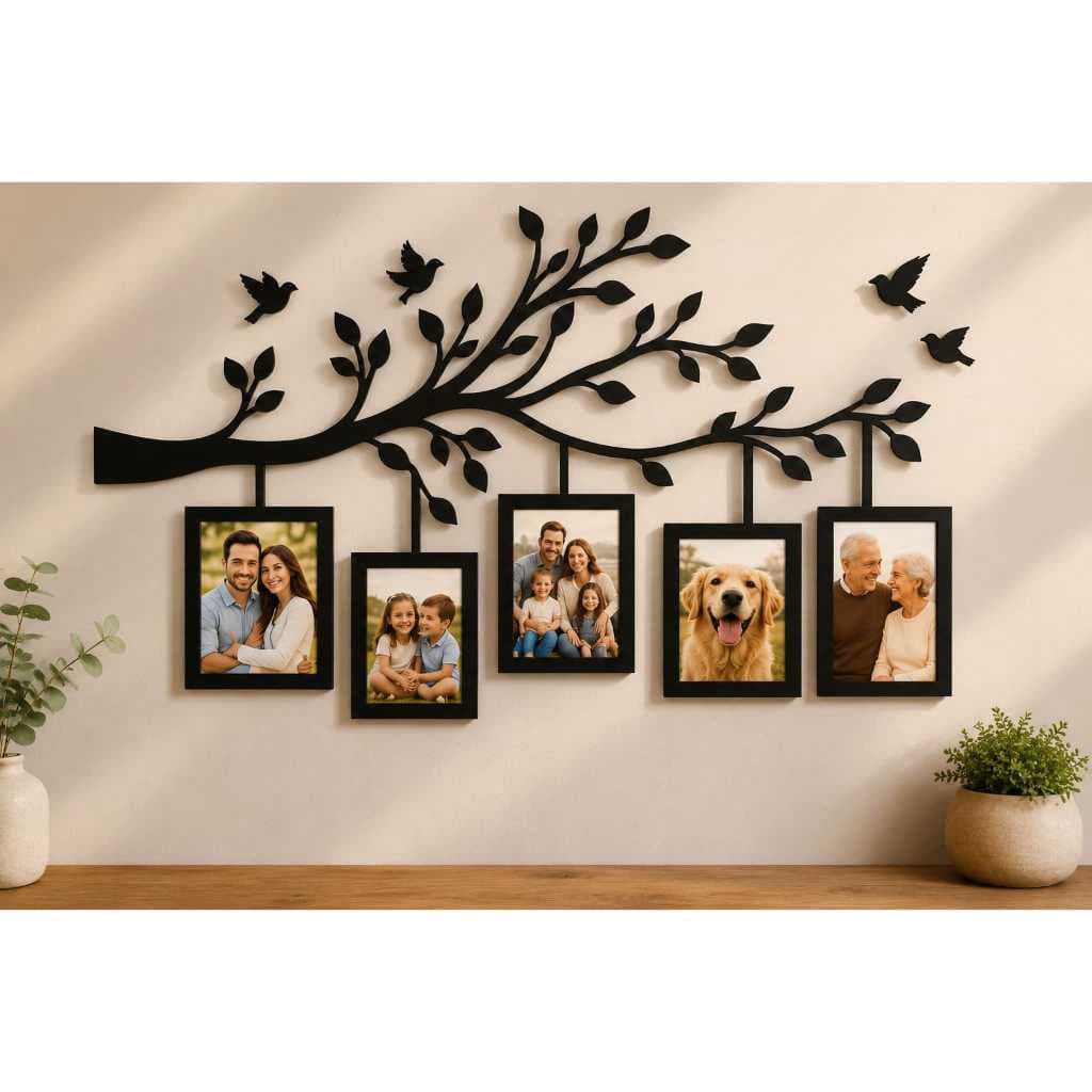Moldura de fotos 10x15  Nossa Familia Nosso Tesouro Mural afetivo MDF Envio Imediato