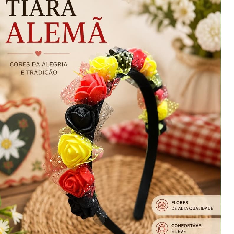 Tiara Alemã  - Tiara Oktoberfest - Tiara Flores