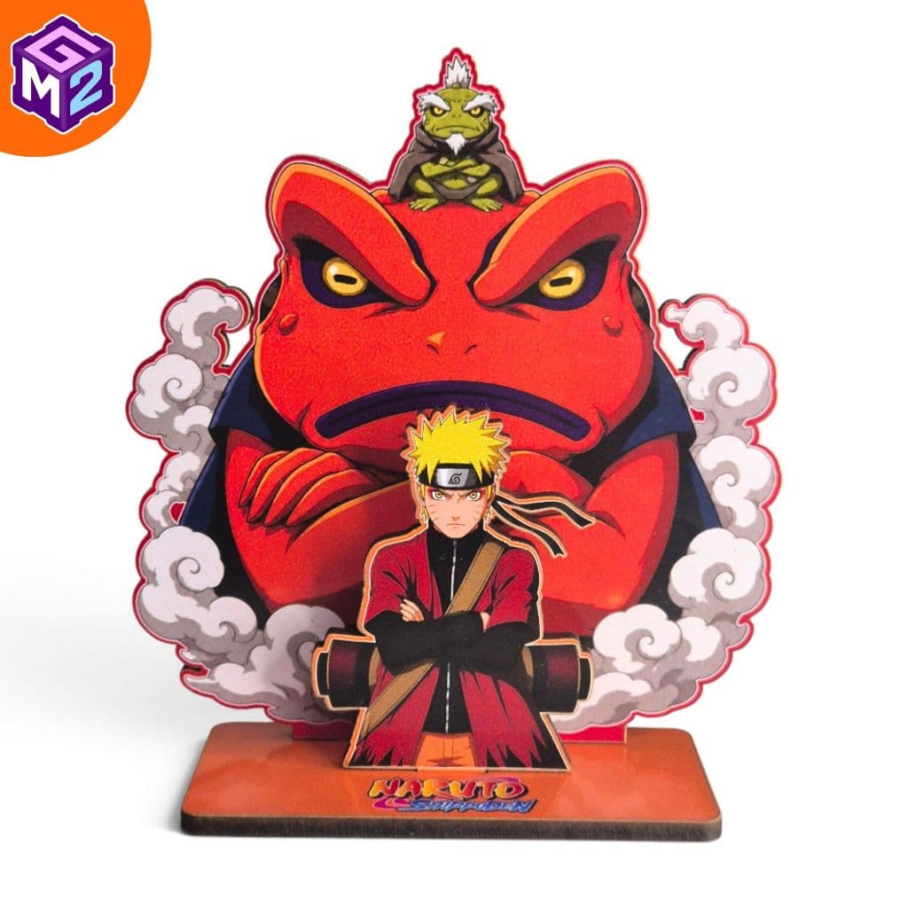 Totem decorativo Naruto 15cm em mdf | decoração aniversario/estante