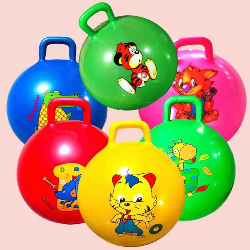 Bola Pula Pula Inflável 45CM infantil elastica brinquedo educativo divertido criativo menino menina