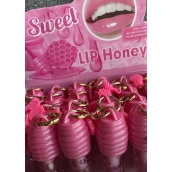 Lip Gloss Bobbi Rara - Brilho e Hidratação com Chaveiro Ursinho
