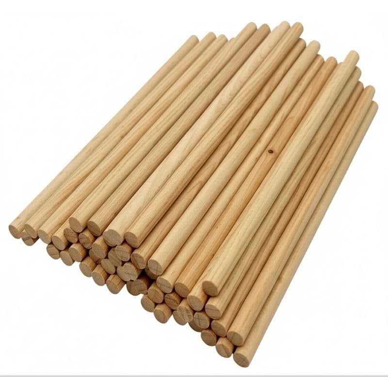 Bastão de madeira  pinus 60cm  banner cavilhas decoração  25pcs