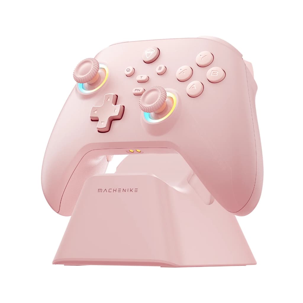 Controle Machenike G3 V2 sem Fio Com Dock, Hall Effect, 1000hz para PC/Switch/Android/IOS