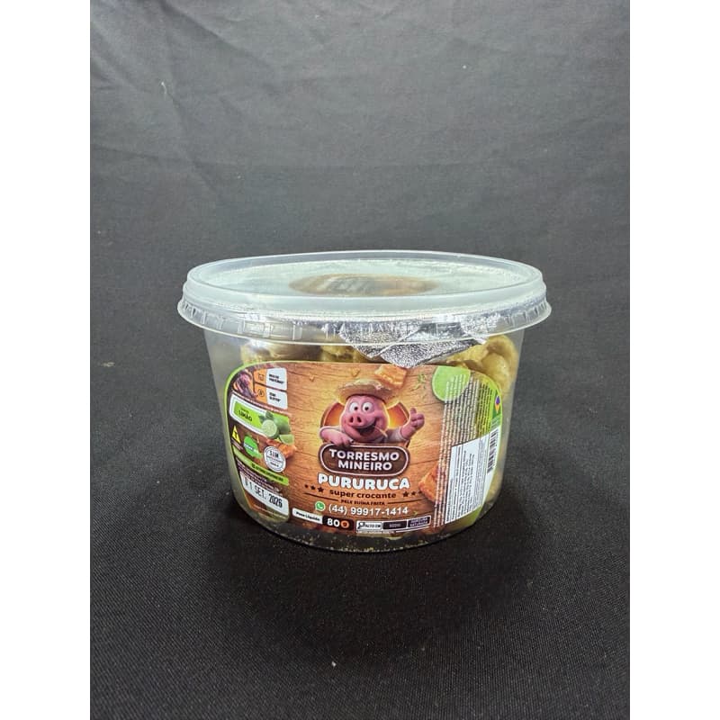 Pururuca Torresmo Mineiro sabor limão 80g