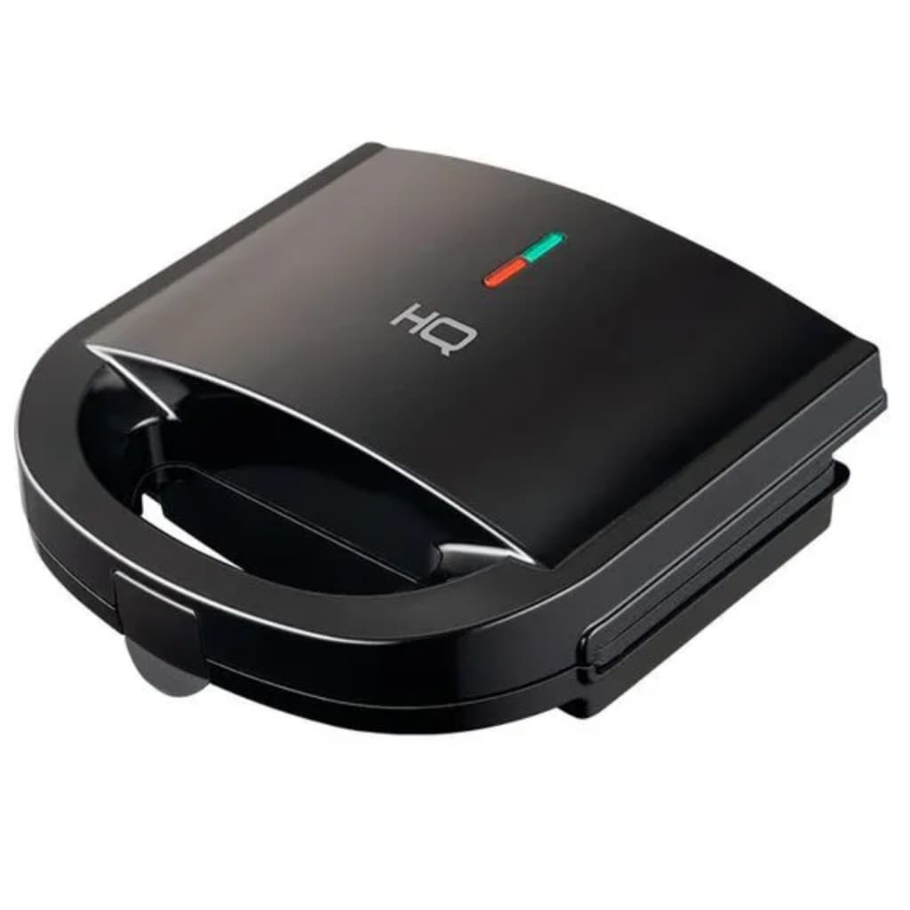 Grill e Sanduicheira HQ | 127V | 2 em 1 com Chapas Antiaderentes e Trava de Segurança
