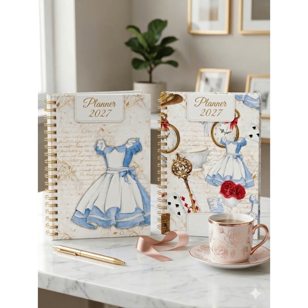Planner 2027 Feminino Elegante Premium A5 | Agenda 2027   Organização e Metas