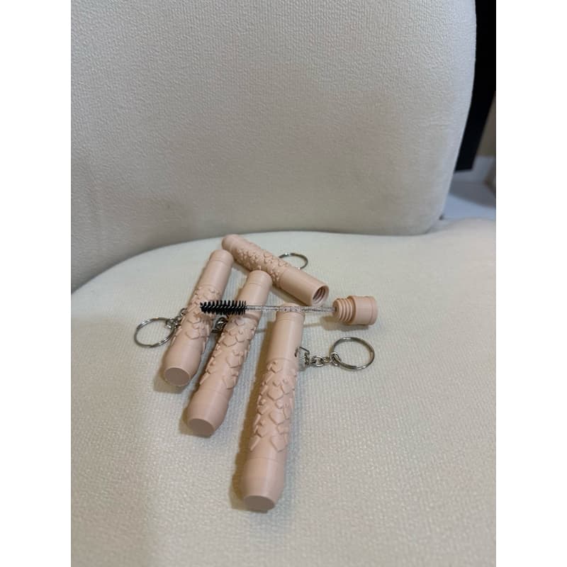Escovinha para Cílios e Sobrancelhas com Estojo + Chaveiro | Spoolie Portátil