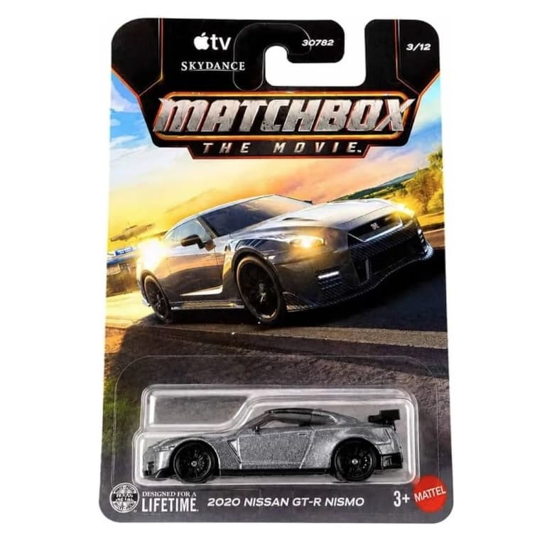 Matchbox The Movie Miniaturas Colecionáveis Nissan GTR 3/12 Ref 30782