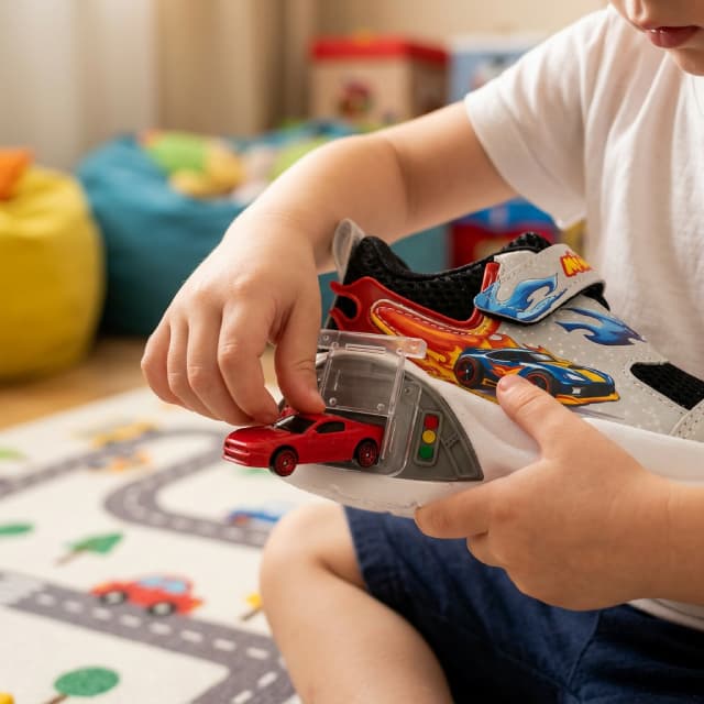 Tênis Infantil Com Carrinho Hot Com Compartimento Premium