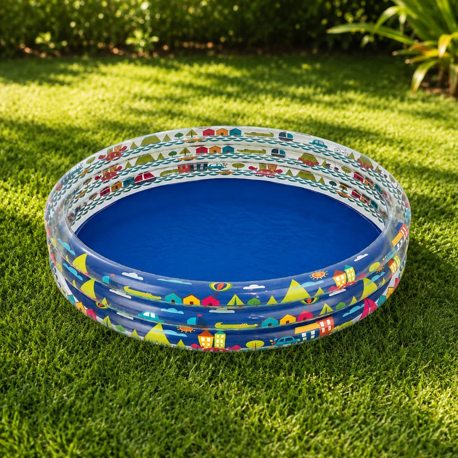 Piscina Inflável Infantil Redonda Banheira Criança 450 Litros Mor