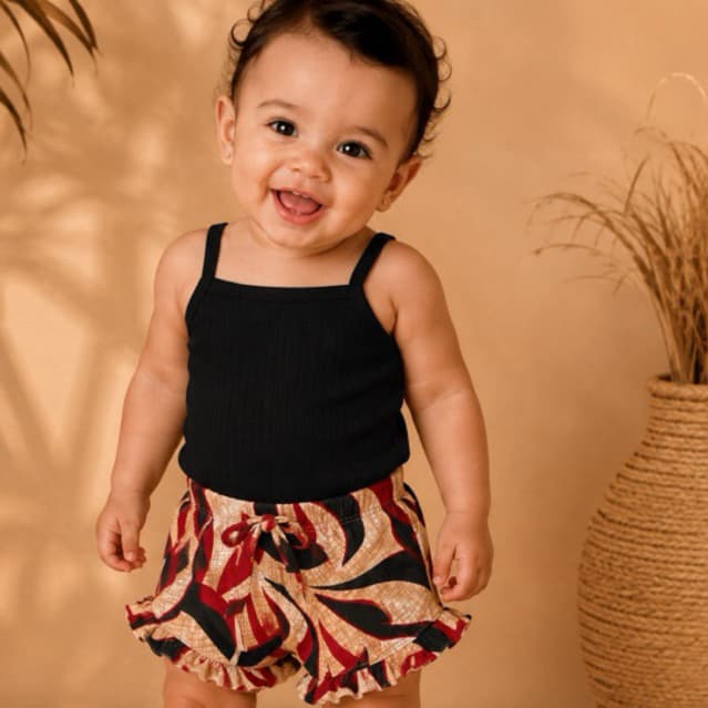 conjunto de tapa fralda com camiseta estampada super confortavel elegante e casual na malha canelada