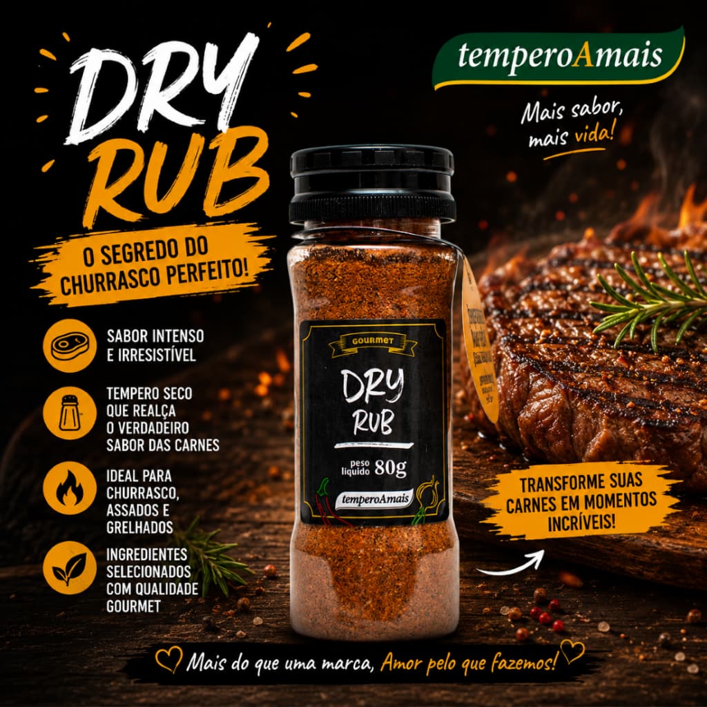 Dry Rub Temperos Churrasco Cozinha Alimentos Cozinha Carne