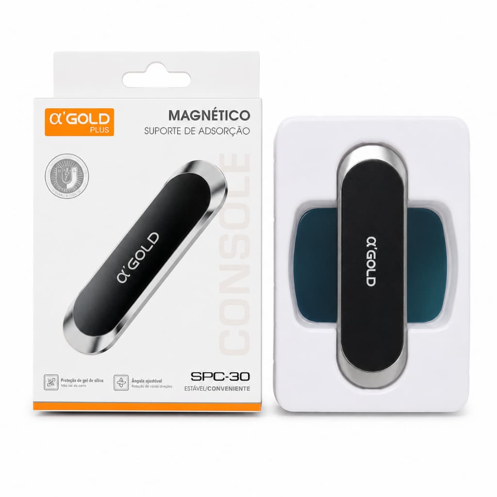 Suporte Magnético Veicular para Celular com Ímã Kit Automotivo Universal