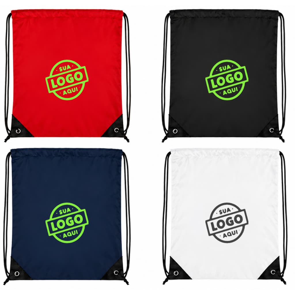 50 Mochila Sacochila Personalizada Com Sua Logo Esportiva Academia Futebol