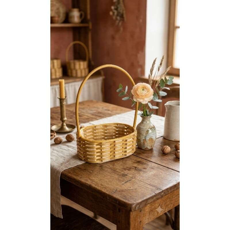 Kit Com  12  Cestas  Fraldeira Oval 20×13 cm  para Lembrancinhas Mimos/ Arranjos/ Presentes.