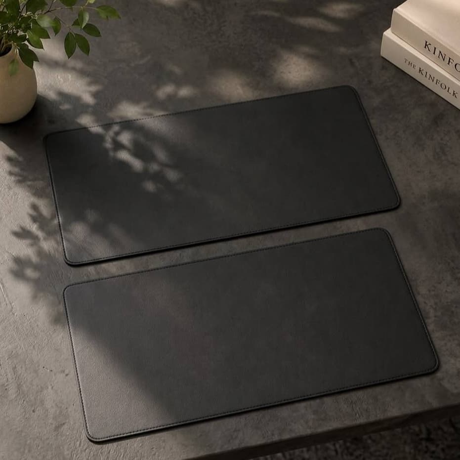Kit Desk Pad Grande Mouse Pad Extra Grande para Home Office e Gamer Base para Notebook Protetor Mesa
