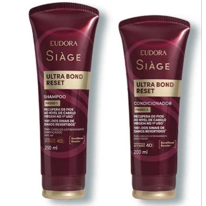 LANÇAMENTO ULTRA BOND RESET EUDORA SIAGE SHAMPOO+CONDICIONADOR ESCOLHA O SEU!!!!