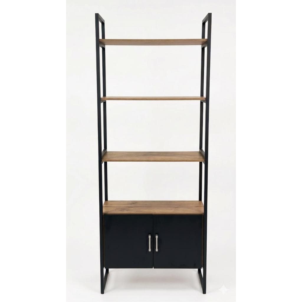 Multiuso Industrial Topazio Com 4 Prateleiras Cores variadas Com 2 Portas- Ideal Para Sala Escritório Cozinha