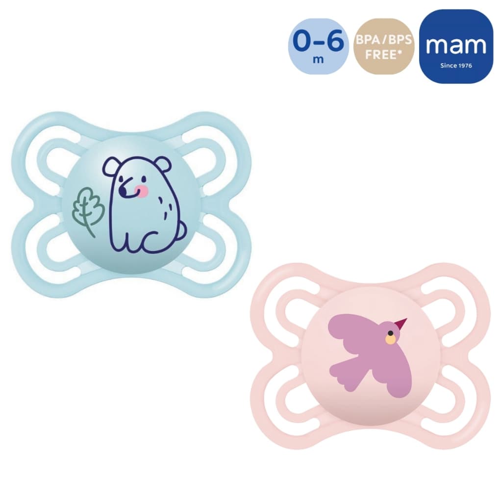 Chupeta Bico Silicone Simétrico Mam Perfect 0-6 Meses