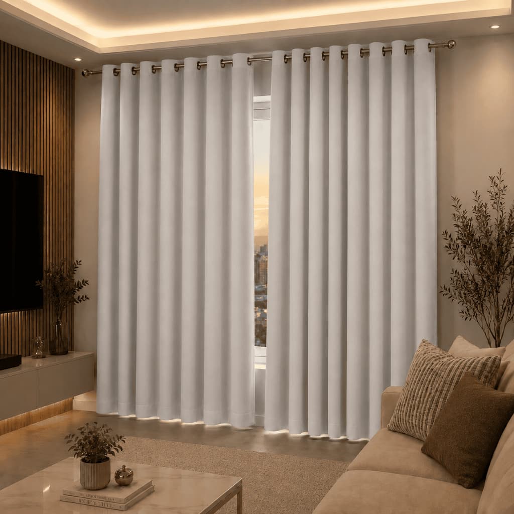 Cortina Blackout 100% Corta Luz 2,80x2,30 Tecido Premium Para Quarto Sala
