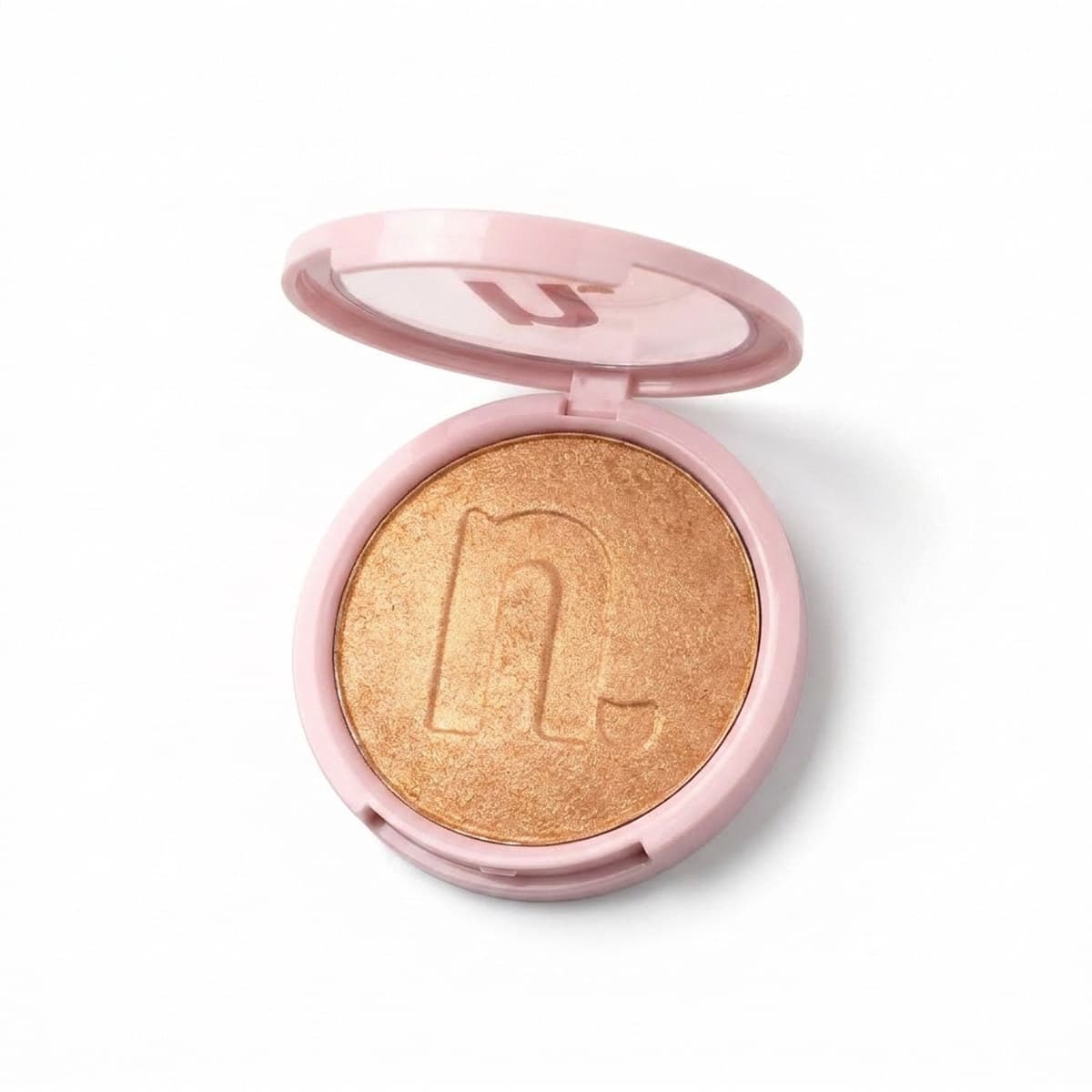 Nina Iluminador Compactado Instant Glow Cor Gold Maquiagem Iluminador Facial com Brilho Natural