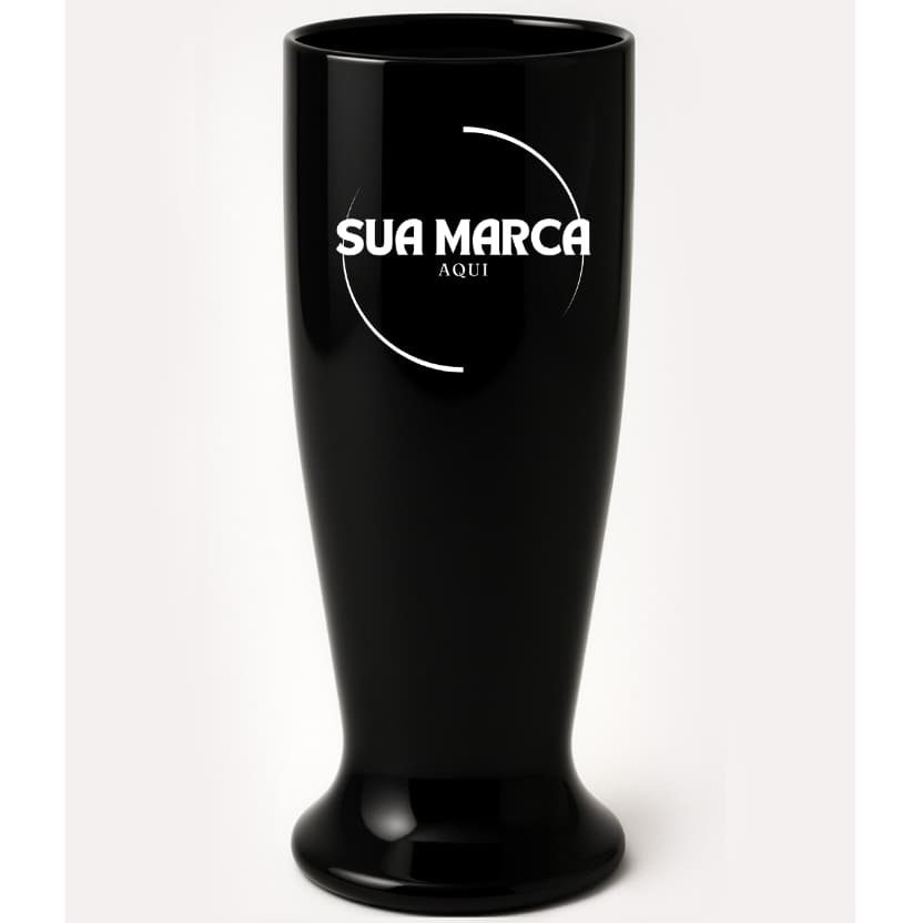 10 Copos Tulipa 200 ml Acrílico Personalizado 1 cor
