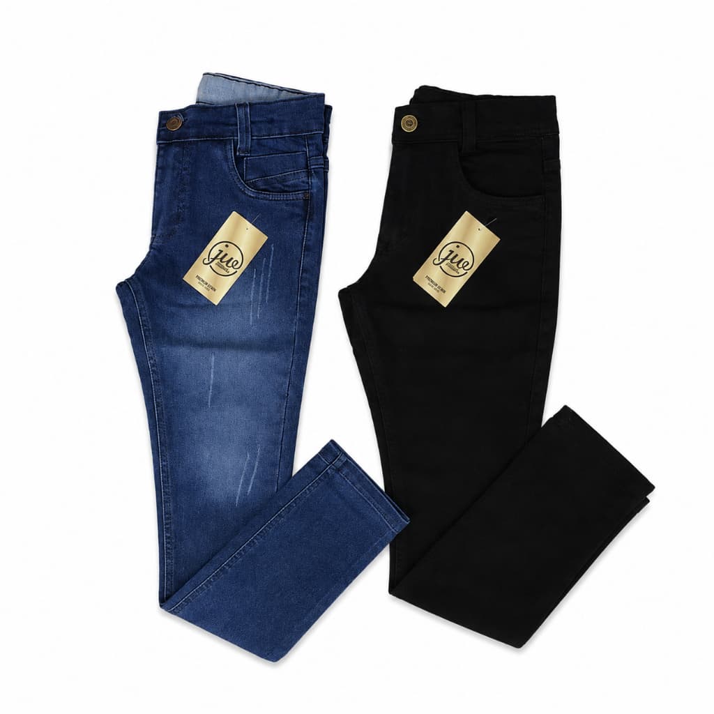 Kit 2 calça Jeans e sarja Masculino infanto juvenil 2 ao 16 meninos