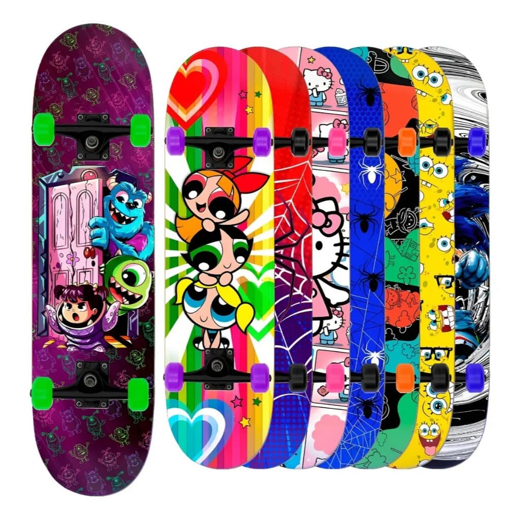 Skate Infantil Completo Montado para Crianças | Pronto para Andar