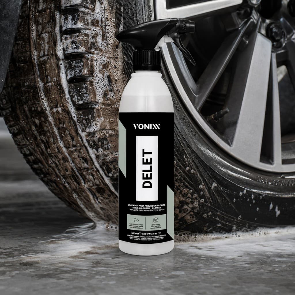 Delet Vonixx 500ml Limpador de Pneus e Borrachas