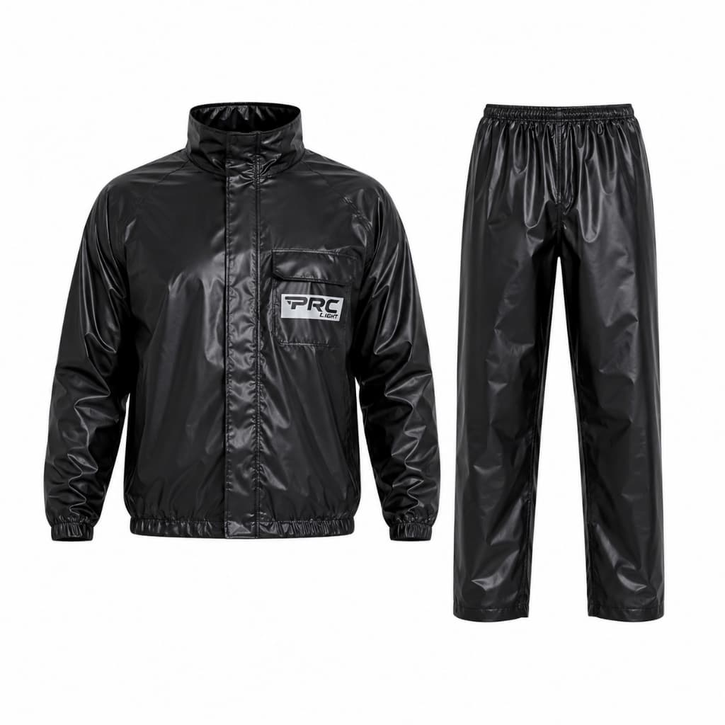 Capa de Chuva Conjunto PCR Light Motoqueiro Motoboy Impermeável Unissex Flexível Jaqueta Calça