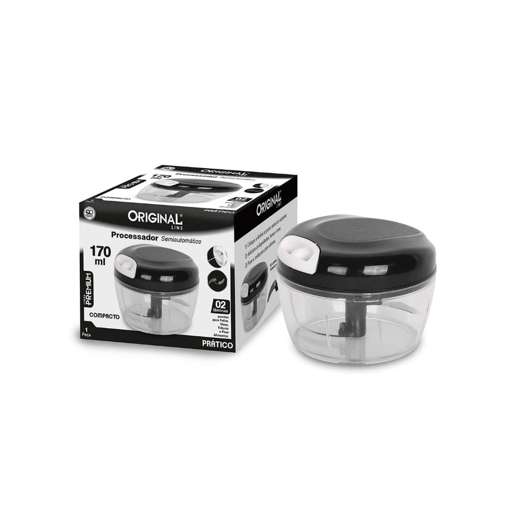Processador Manual Triturador de Alho 500 ml 3 Laminas