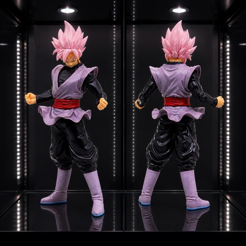 Action Figure Goku Black Rose Zamasu Fusão 17Cm Dragon Ball Super Z Banpresto