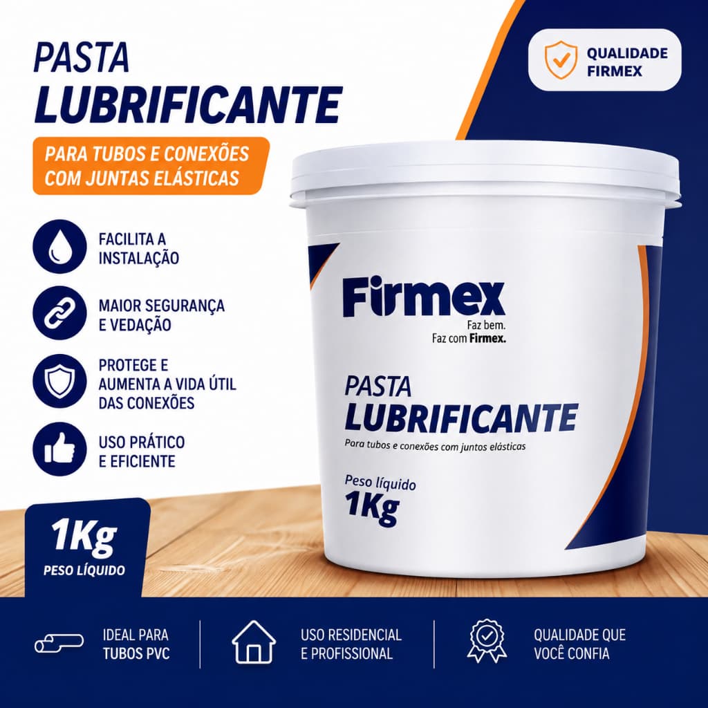 Pasta Lubrificante para Tubos e Conexões PVC - 1 Kg