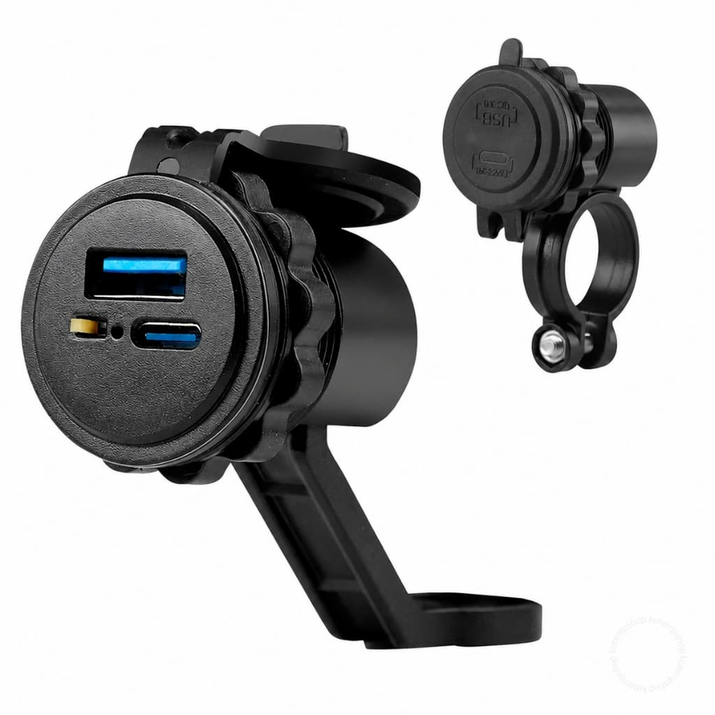 Carregador De Celular Turbo Tipo C  Para Moto 2 Portas USB Qc 3.0