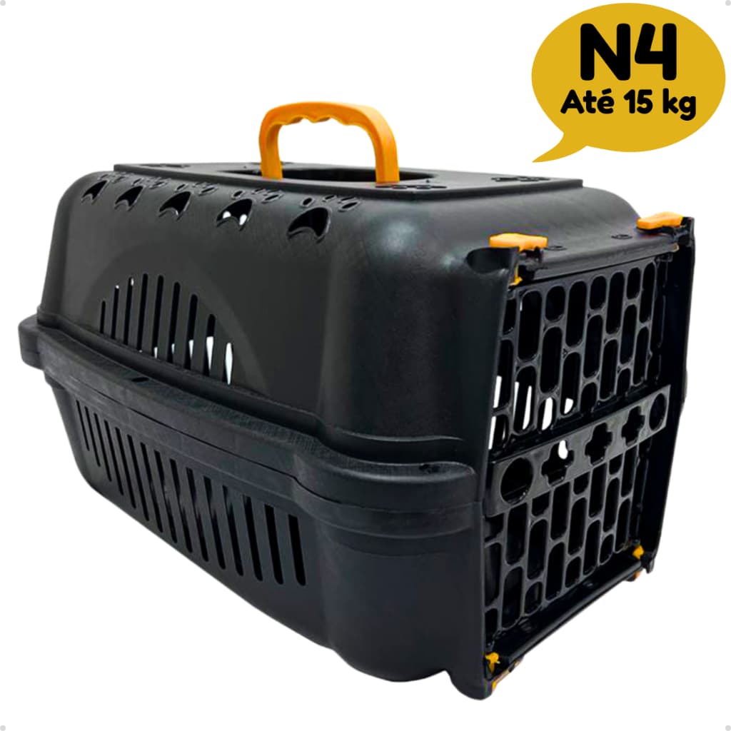 Caixa De Transporte Pet Para Cães Gatos Coelhos N4 - Durapets