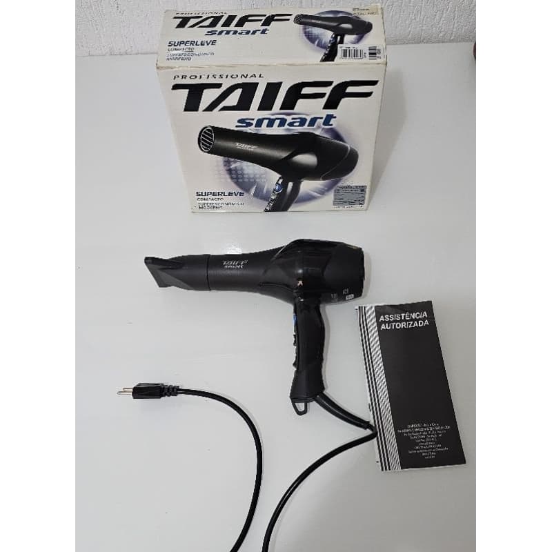 Secador Taiff Smart 1700W 127V com Caixa - Para Manutenção (Botão Trava)