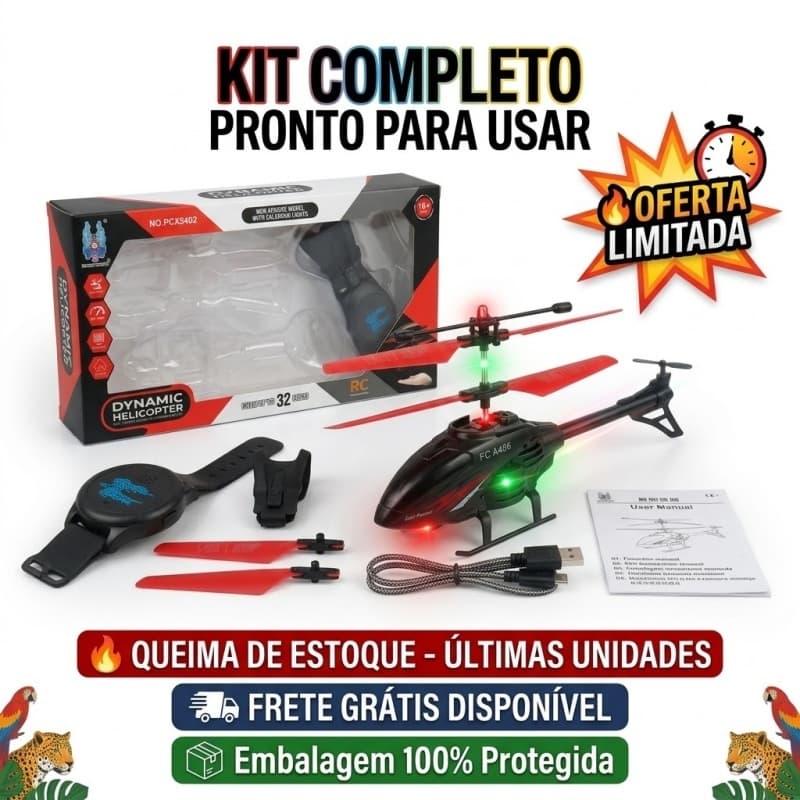 Mini Helicóptero Brinquedo Sensor De Pulso USB Anti-Queda Drone Infantil Presente Menino Menina Pronta Entrega No Brasil