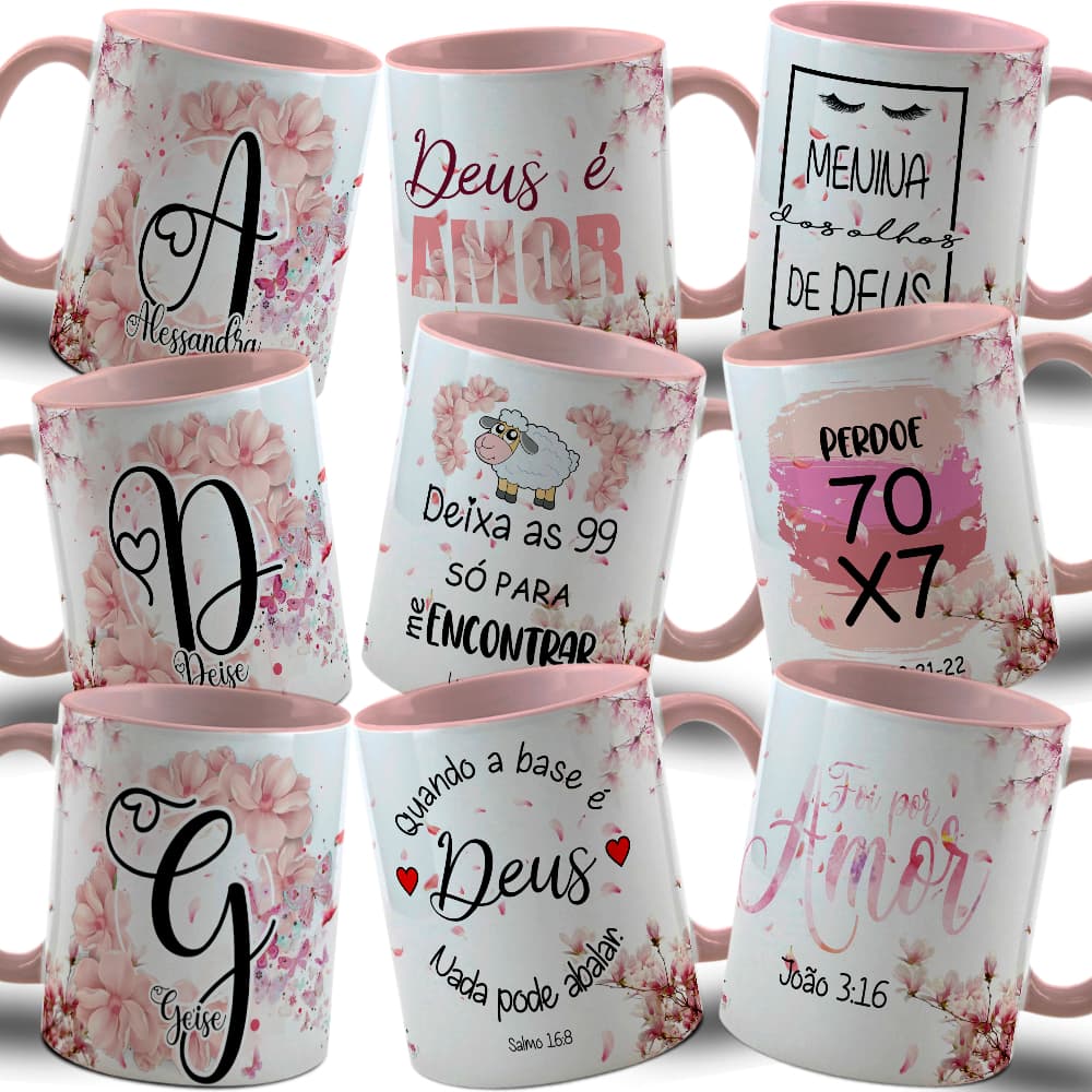 Caneca Personalizada Evangelica Caneca Frases Biblica Caneca Feminina Presente Criativo