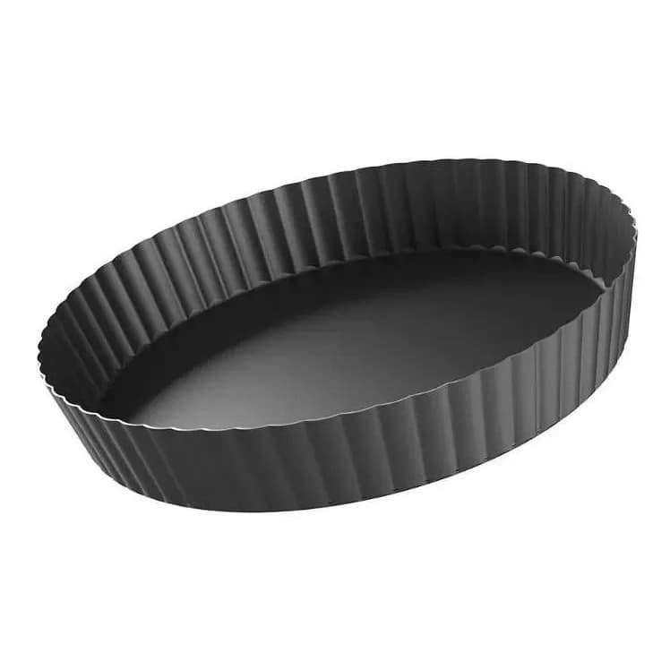Forma Para Quiche Com Fundo Removivel Ø24 Cm Brinox Ø24 Grafite