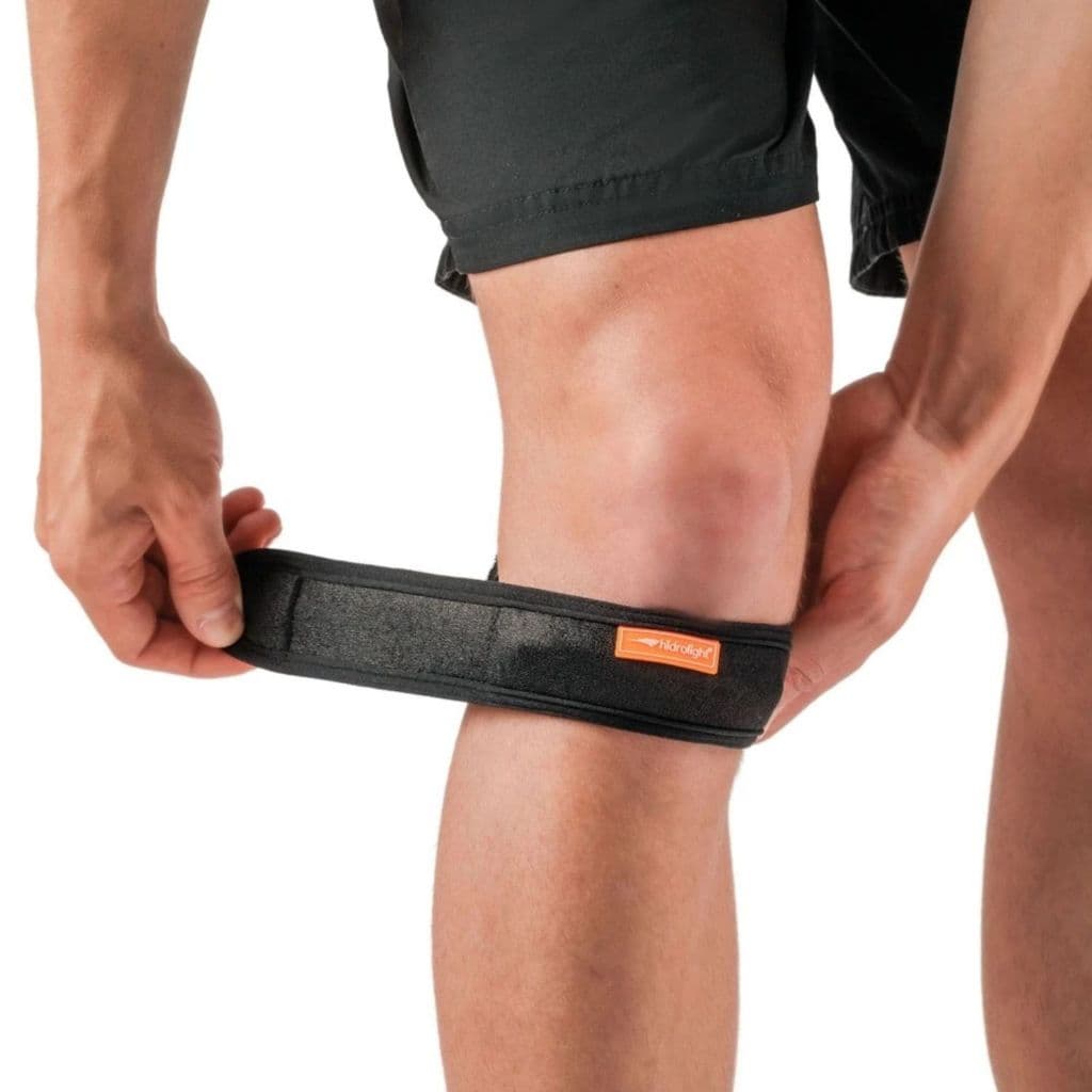 Joelheira Faixa Cinta Sub Patelar Hidrolight Prática Exercícios Academia Corrida Esporte Tendão Dor