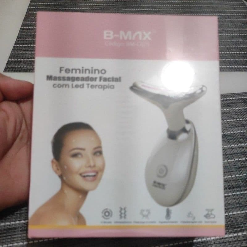 Massager Facial com Terapia LED para Rugas e Linhas Finais