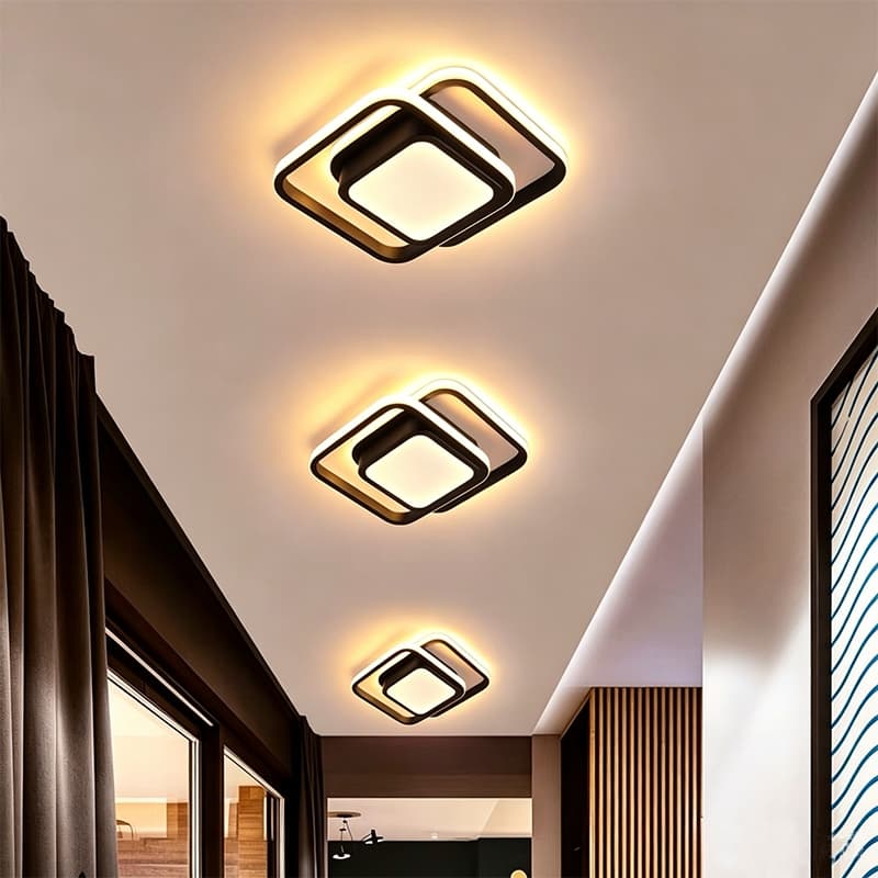 Luminária De Teto LED Moderna Plafon Pendente para Sala Quarto Cozinha Corredor 110V-220V