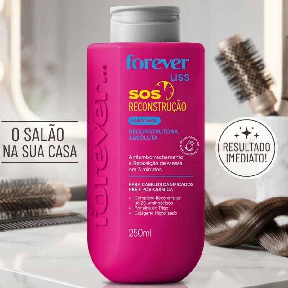 Máscara SOS Reconstrução Forever Liss 250g