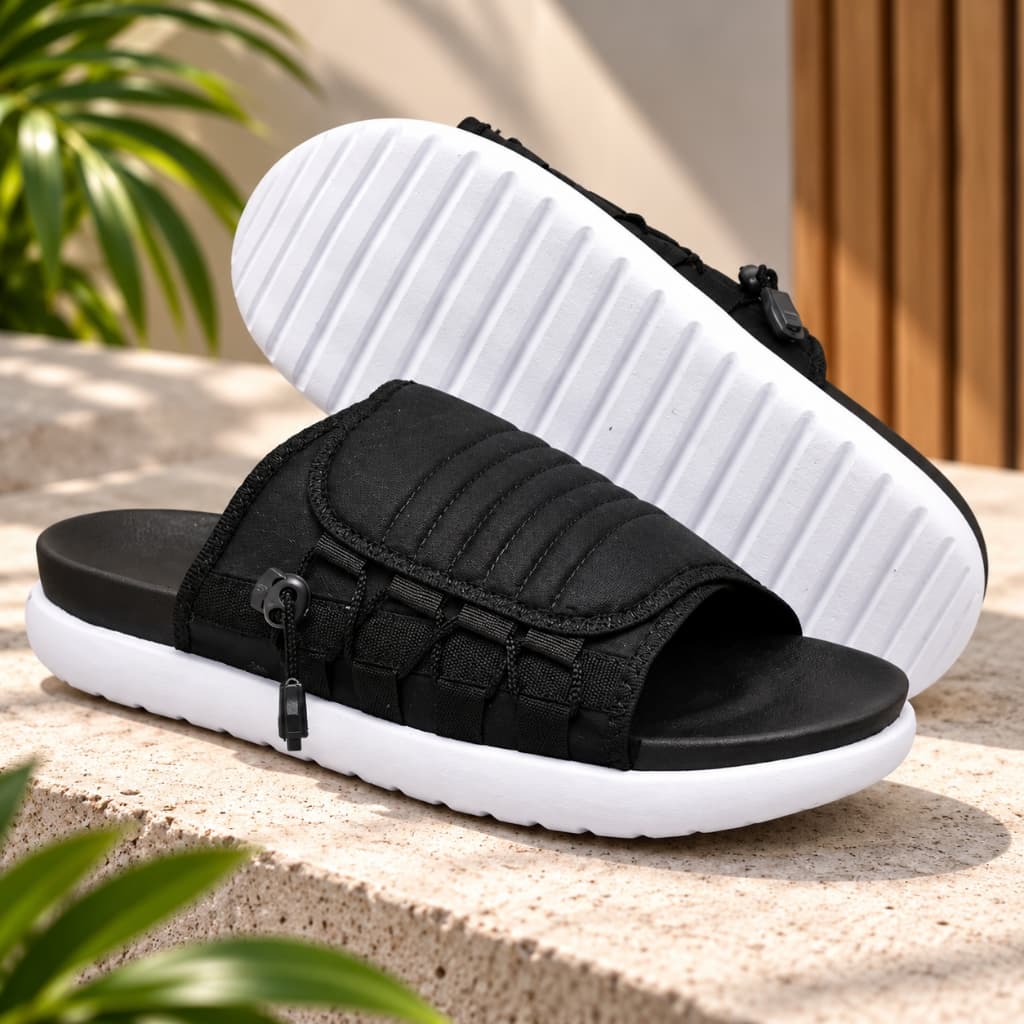 Chinelo Masculino Modelo Asuna Sandália Slide Confortável Leve Casual Solado Macio