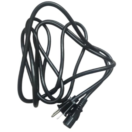 🔌 Cabo de força tripolar de plugue 2P+T p/ IEC C13 (p/ computador desktop ou monitor) padrão chato