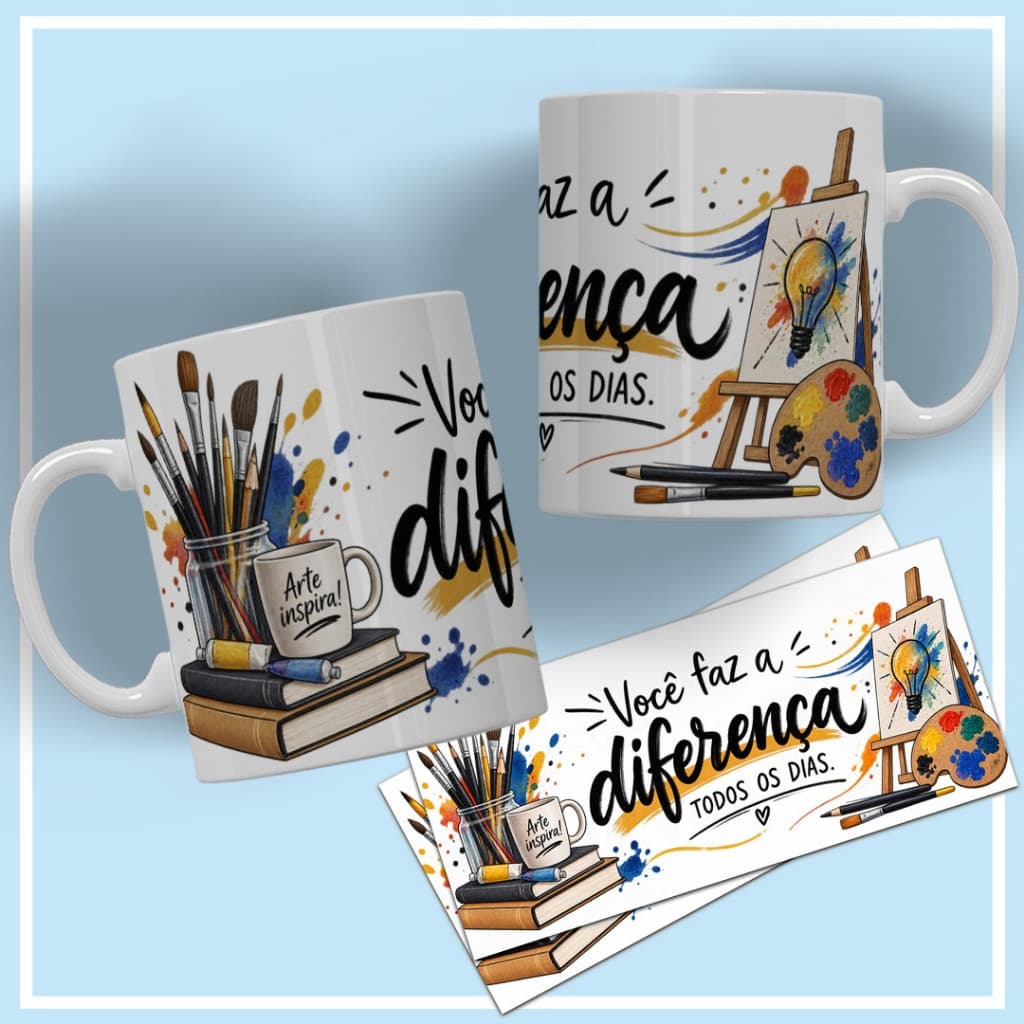 Caneca motivacional