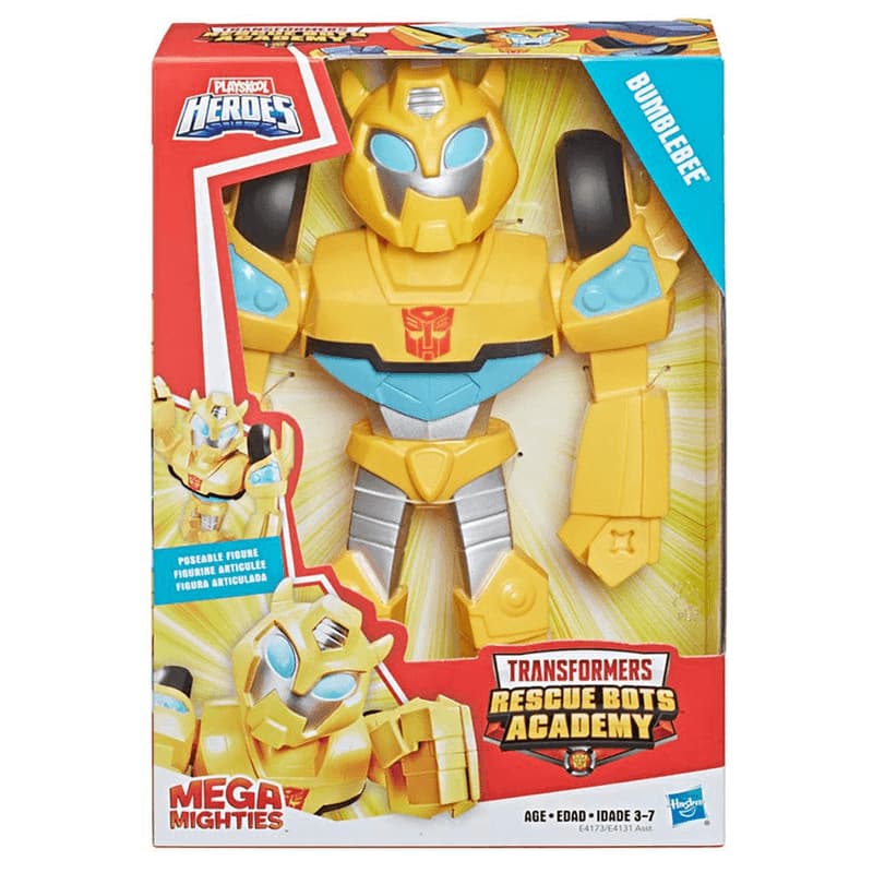 Boneco Transformers Playskool Rescue Boots Bumblebee - Hasbro E4131