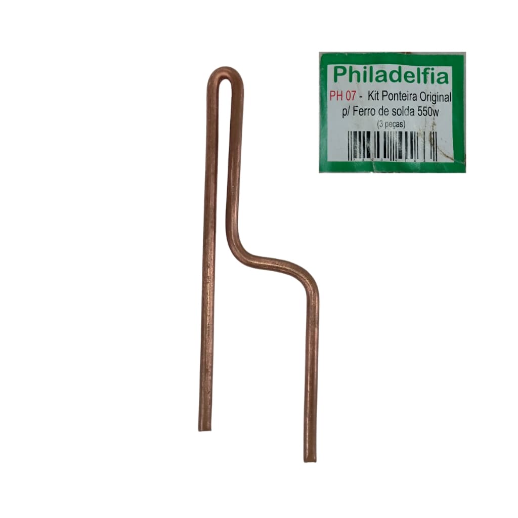 Ponteira Longa Vida Ferro de Solda Philadelfia 550W PH07 Bronze Reposição