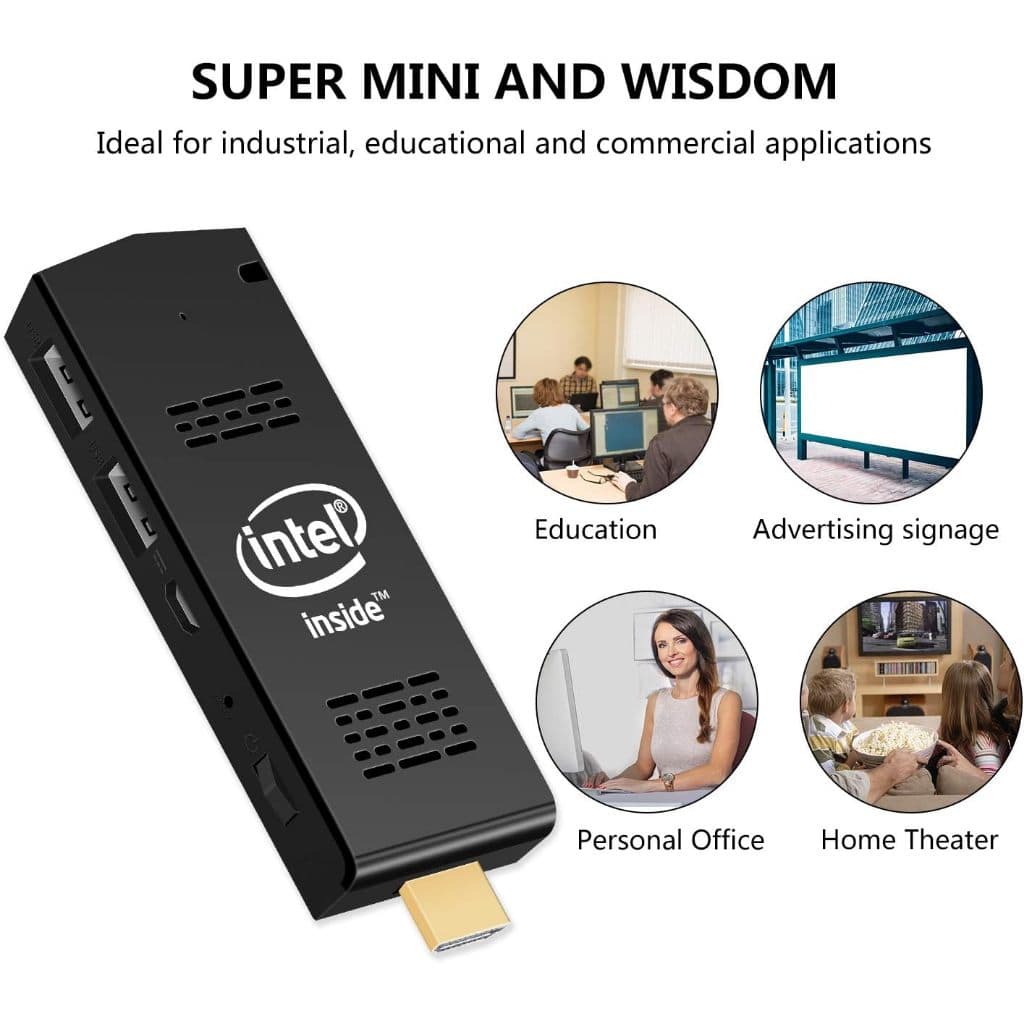 Mini Pc Intel Compute Stick Stk2mv64cc - 4gb De Ram - 64gb